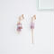 NU FLUI PURPLE EARRING SET