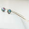 K14gf abalone shell × crystal line pierce