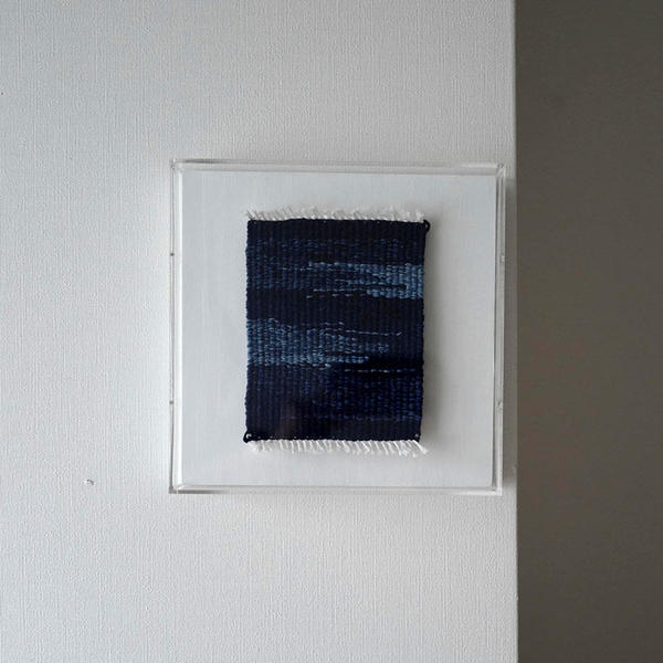 Fiber art 「藍色の空」