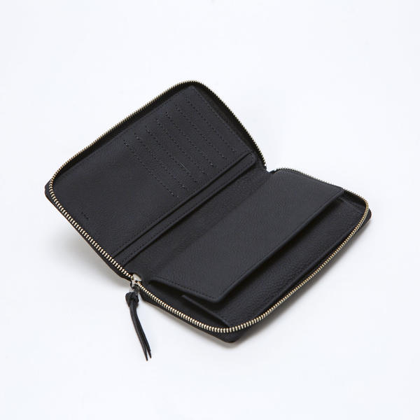 BUBBLE CALF ROUND OPEN WALLET