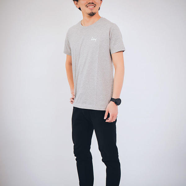 【ユニセックス】 heyスタンダードTシャツ : Gray