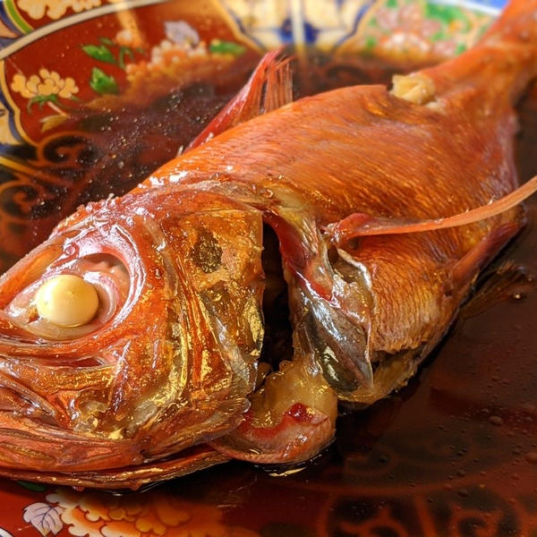 【金目鯛の名宿 磯膳まえだ苑】稲取金目鯛の煮付け