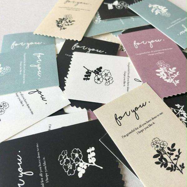 【フラワー】for youシールセット【30枚入り】