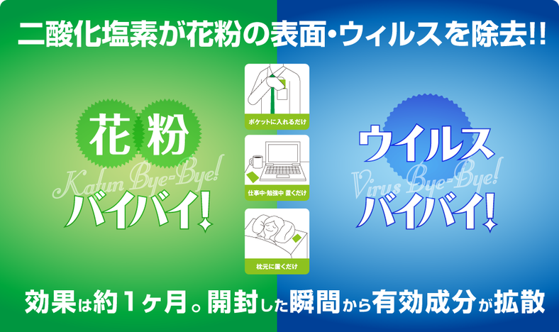 花粉バイバイ 花粉バイバイ
