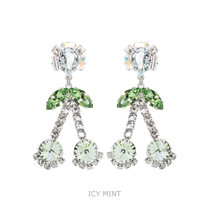 Twin Cherry Earrings | CITRON Bijoux online store