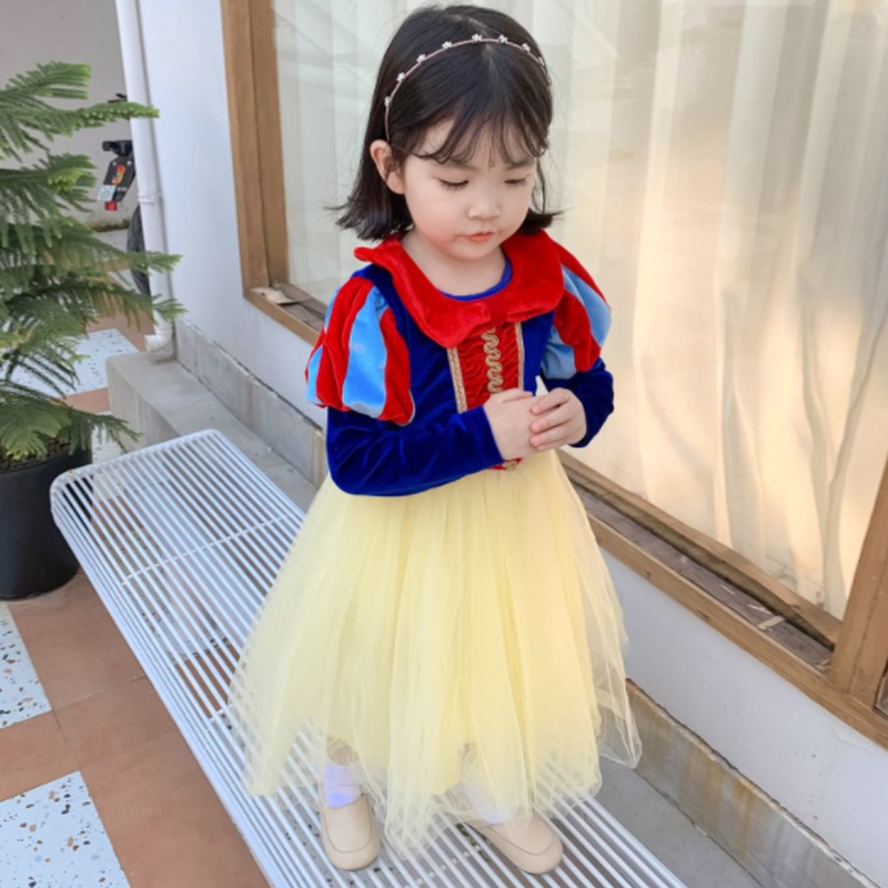 白 雪 姫 コスプレ 衣装 キッズ 子供服 子ども ワンピース スカート