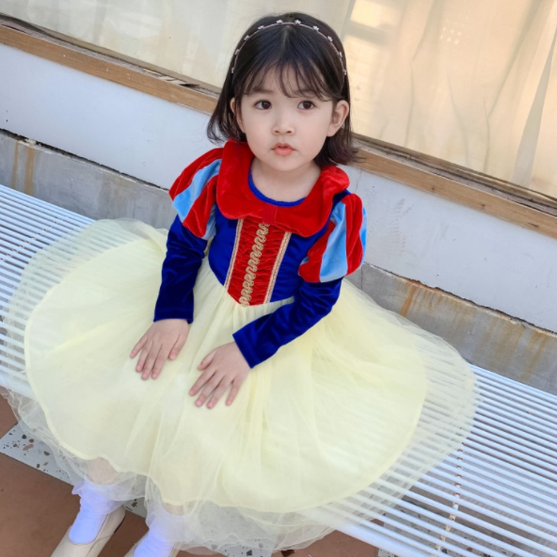 白 雪 姫 コスプレ 衣装 キッズ 子供服 子ども ワンピース スカート