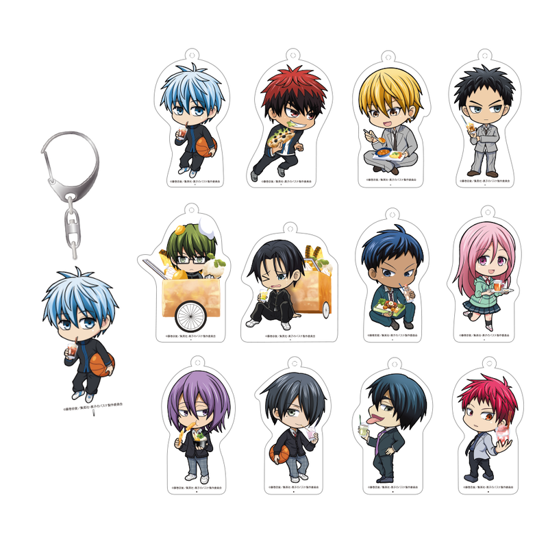 黒子のバスケAFTER SCHOOL CAFE トレーディングアクリルキーホルダー