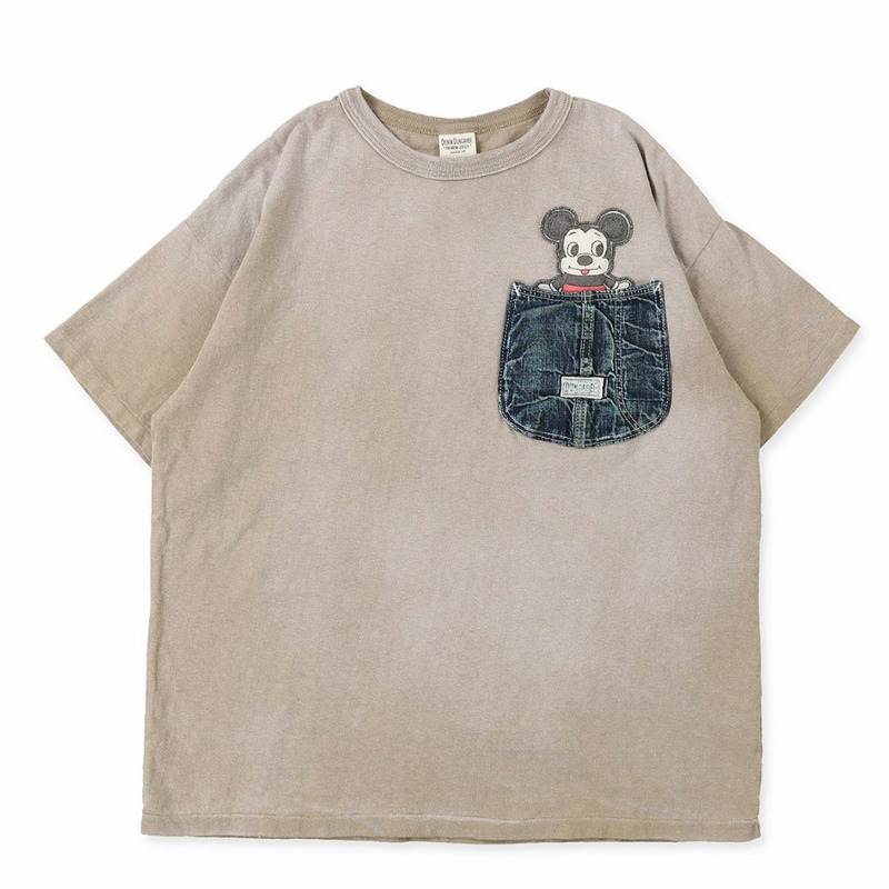 DENIM DUNGAREE ビンテージトンプキンテンジク MICKEYポケット TEE 2...