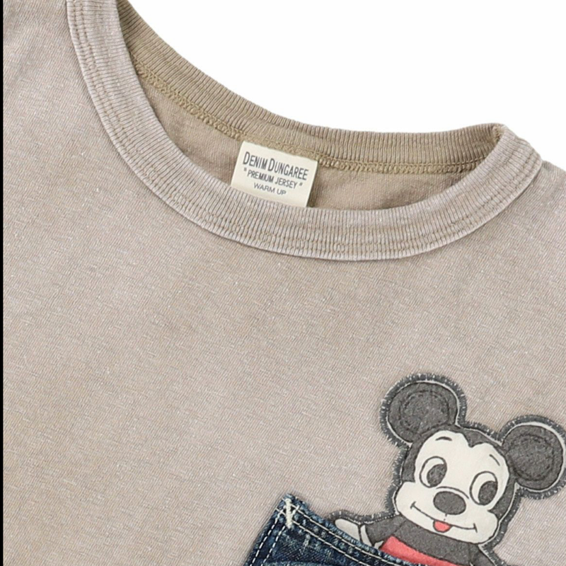 DENIM DUNGAREE ビンテージトンプキンテンジク MICKEYポケット TEE 2...