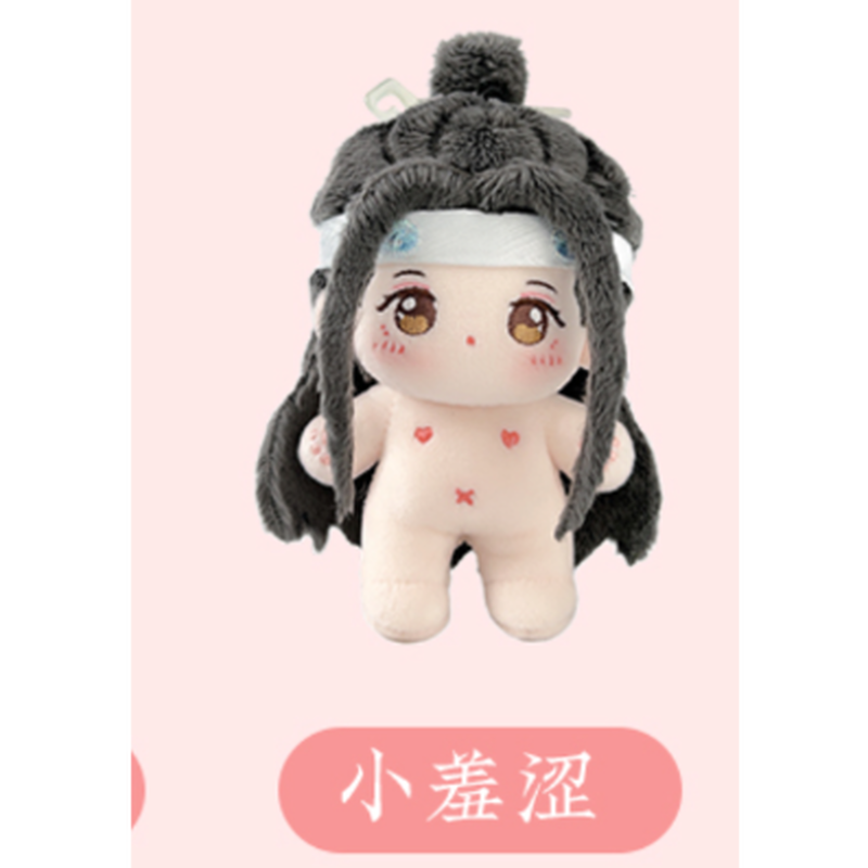 魔道祖師 AZE 奶呼呼 随心配 #藍忘機(骨なし)10cmぬいぐるみ(擎苍