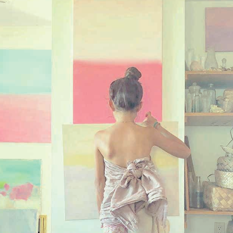 山崎美弥子さん絵画 15cm角