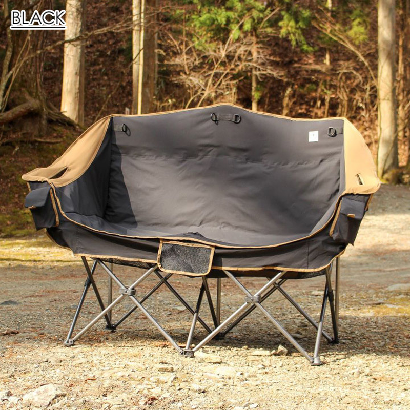 6040クロスTWIN SOFA CHAIR  grn grn outdoor アウトドアチェア 二人掛け 60/40クロス ツイン