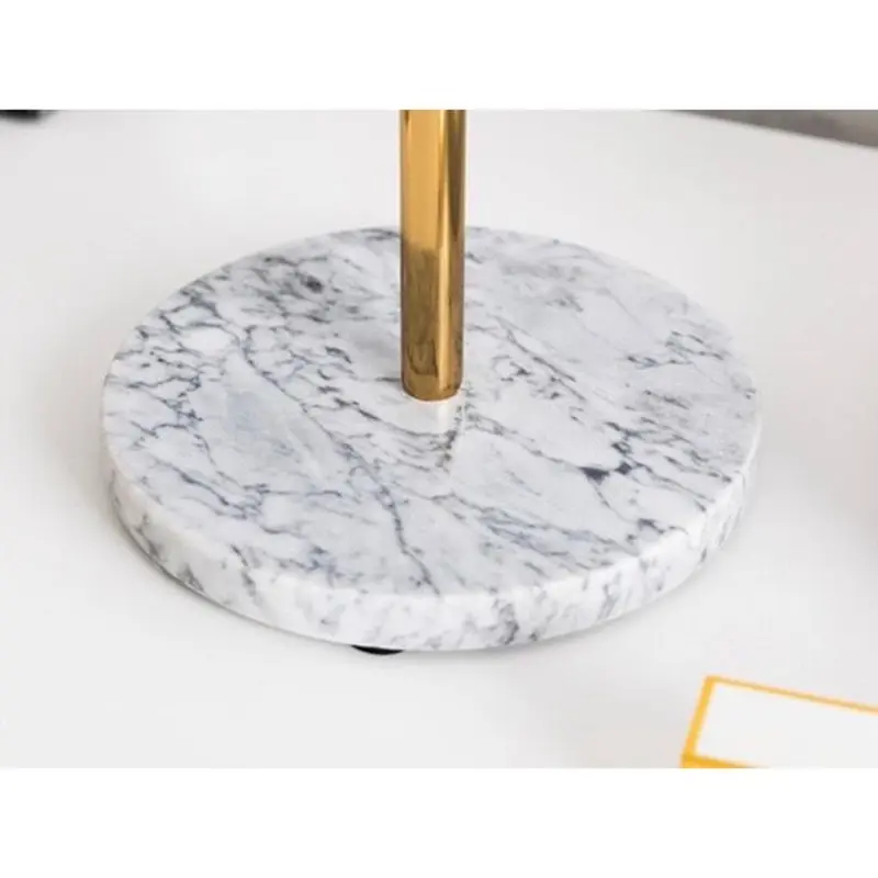 ラウンド型 大理石 ゴールド スタンド 両面 ミラー 鏡 | 70PARK