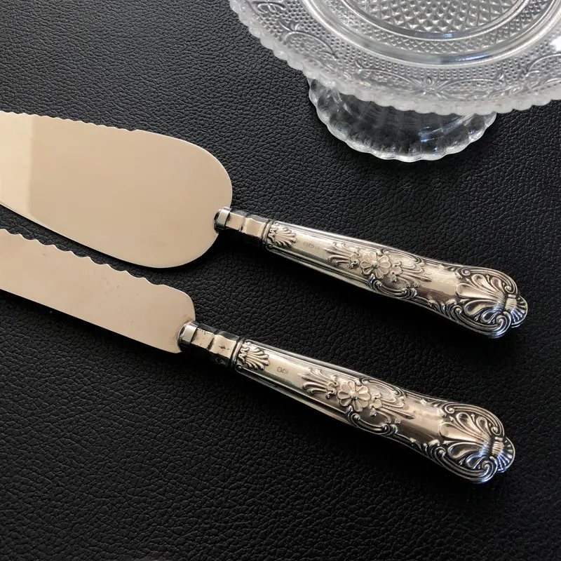 イギリス製 ケーキサーバー＆ナイフ セット | Antique COLOURS