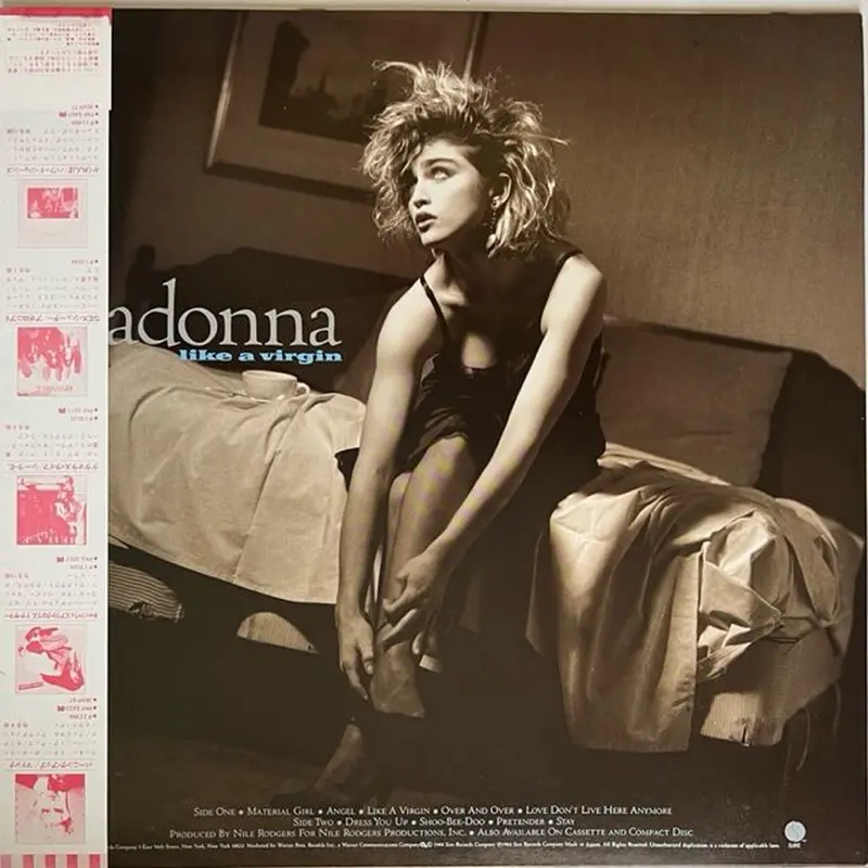 0626マドンナ Madonna ポスター ライク・ア・ヴァージン 告知 Like a