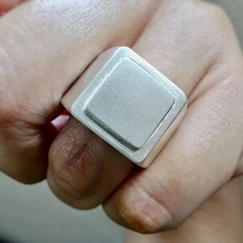 仁尾彫金『シルバー印台リング３』ハンドメイド223 | 仁尾彫金 STORE