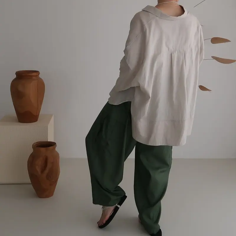 ORGANIC COTTON CUPRA FLOW MOV CARGO PANTS /KHAK...