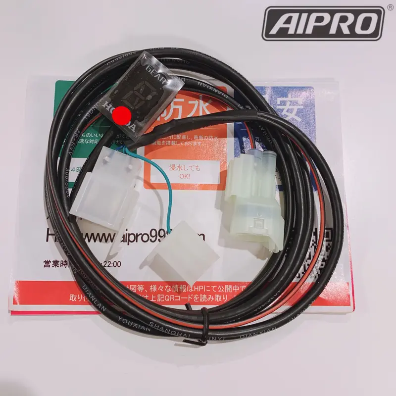 即納】アイプロ製☆シフトインジケーター APH8 赤 スーパーカブ