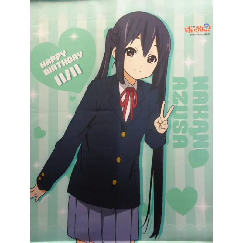 正規 けいおん ミニタペストリー 中野梓 - 通販 - icsettimomilanese