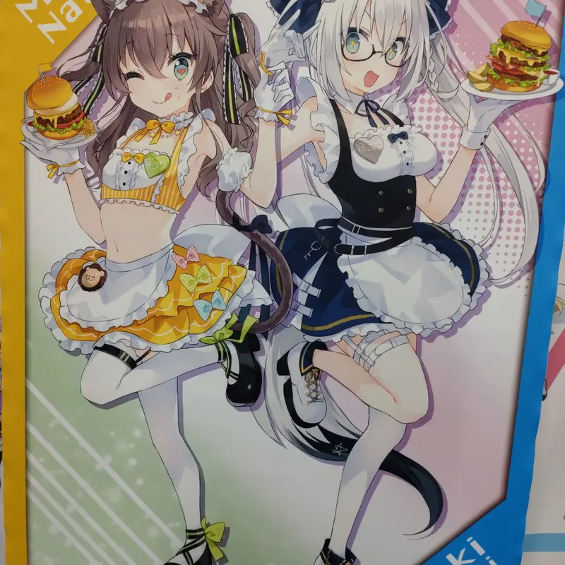 ホロライブ 夏色まつり 白上フブキ モーリーオンライン タペストリー