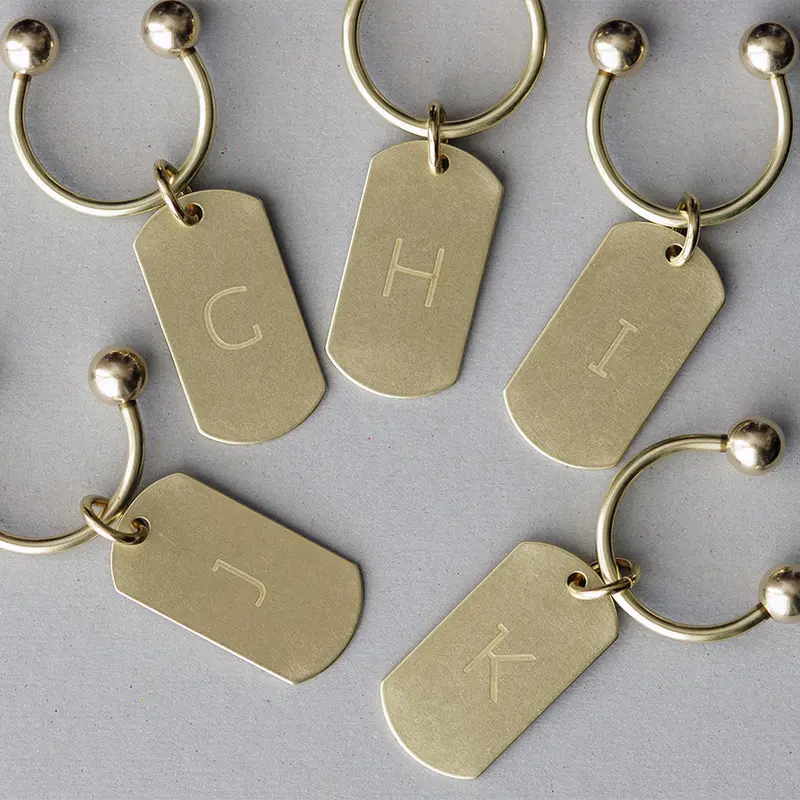 １着でも送料無料 US キーチェーン シルバーメッキ 真鍮 ブレスレット