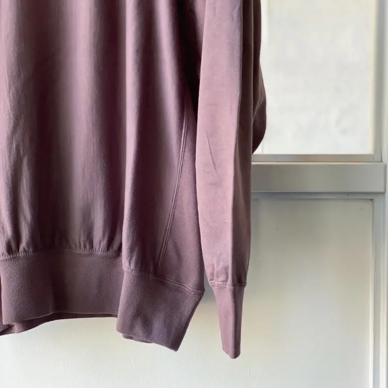 AURALEE SUPER HIGH GAUGE SWEAT BIG P/O (Mens)