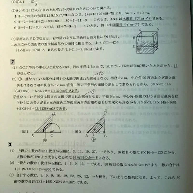 □中学受験 桜蔭中学校 2024年新攻略プリント（算数と分析理科）○算数