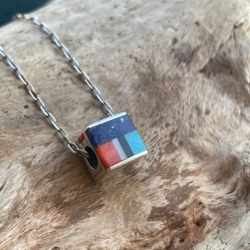 インディアンジュエリー／Kris Seakquaptera／ネックレス（ホピ族