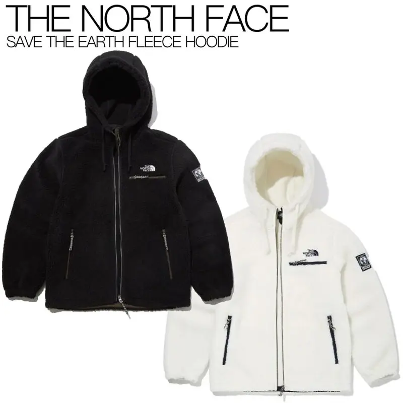 the north face save the earth fleece hoodie