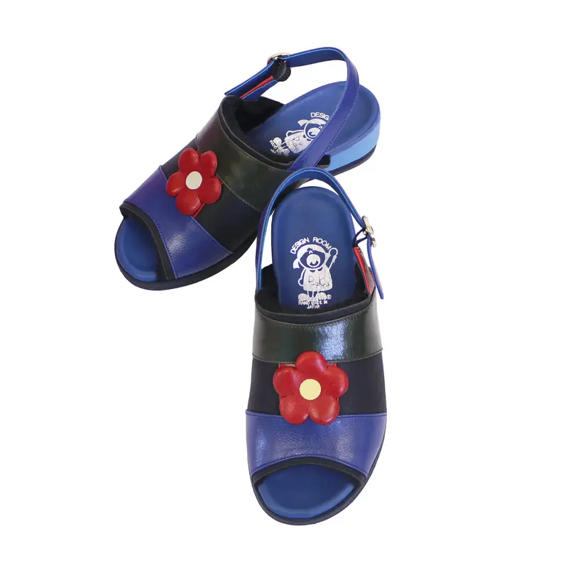 ムートンサンダル(RO-14)黒ムートン | ATELIER SHOP ROKO