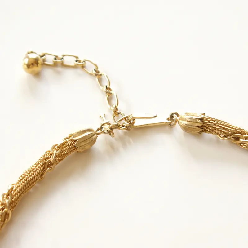 シーリングライト トリファリ trifari ネックレス チェーン ゴールド