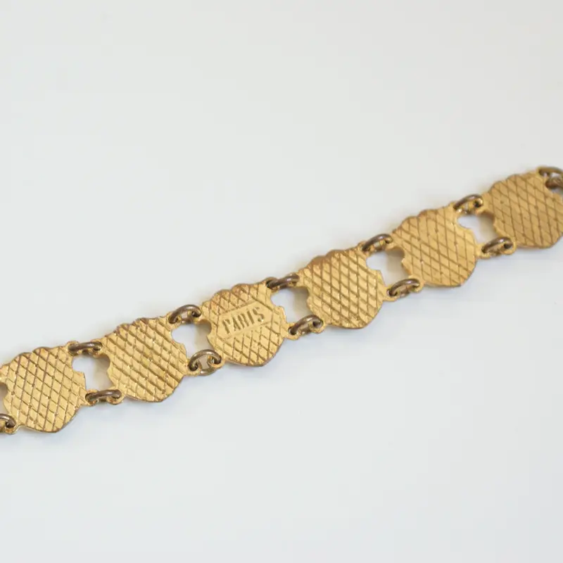 PARIS フランス スーベニア エナメル ブレスレット/ ヴィンテージ