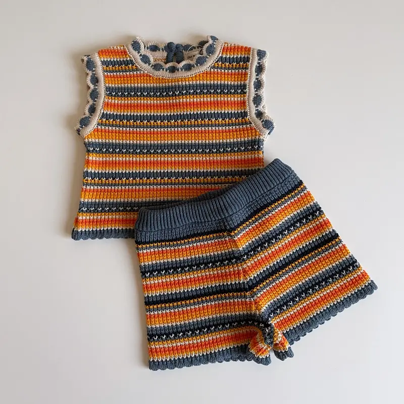 The New Society Marco Baby Short - KNIT FANTASY...