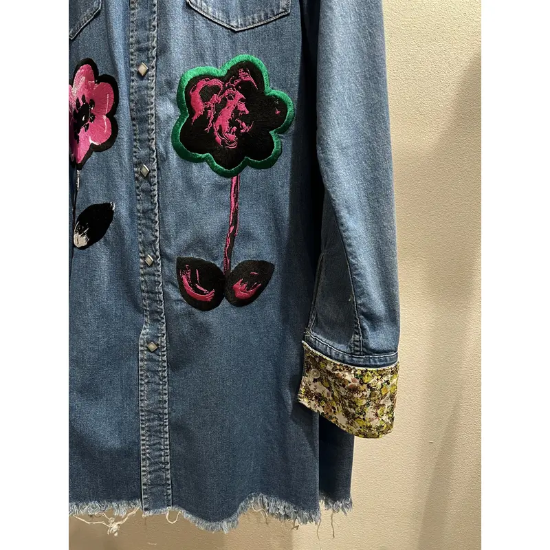 Kidill 23ss MINEDENIM HIPPIE DENIM SHIRT | witchesandcowboys.com