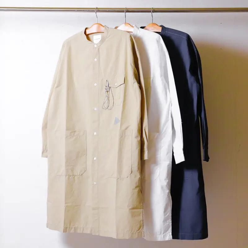 UNISEX】and wander[アンドワンダー] コーデュラタイプライターロング