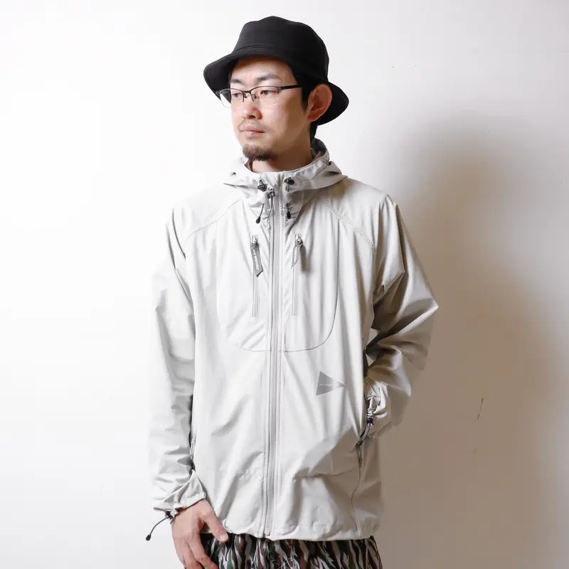 MEN'S】and wander[アンドワンダー] trek jacket 2 | BLUE...