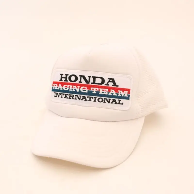 シルバー金具 ホンダ レーシングチーム メッシュキャップ HONDA Racing