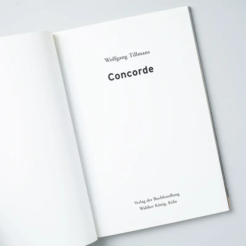 定番入荷 Wolfgang Tillmans Concorde 1997年 初版本 - 通販