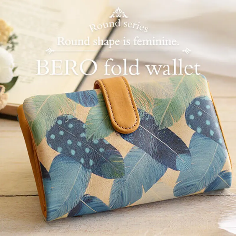 HIRAMEKI ヒラメキ ラウンドベロ付き二つ折り財布 HI0112A | ぶん