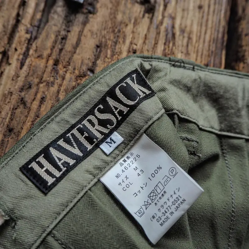 HAVERSACK / ヘリンボーンワイドミリタリーパンツ | CALIFORNIA HAR...