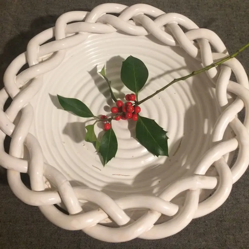 フランスアンティーク デコレーション プレート キリスト教 ハンド