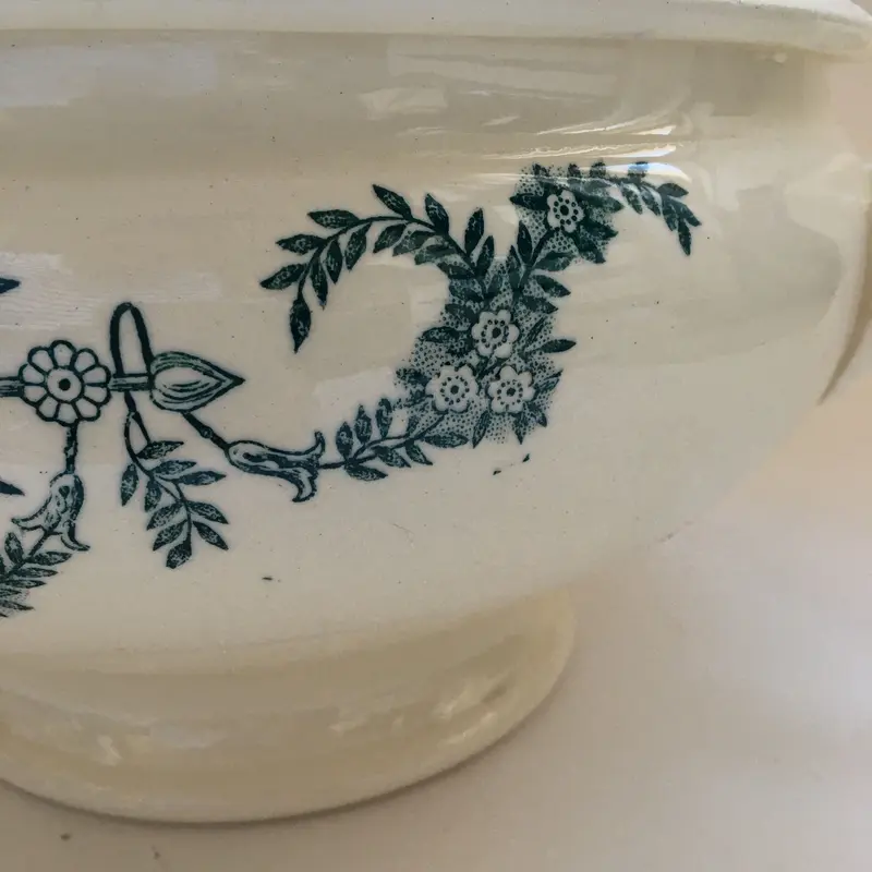 ハマースレイ コーンフラワー 矢車菊 ブルー サンドイッチトレイ 長方