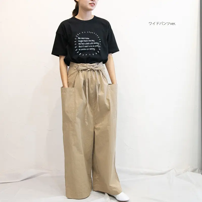 Laboratory(ラボラトリー)LA222 3WAY WIDE STRING PANTS