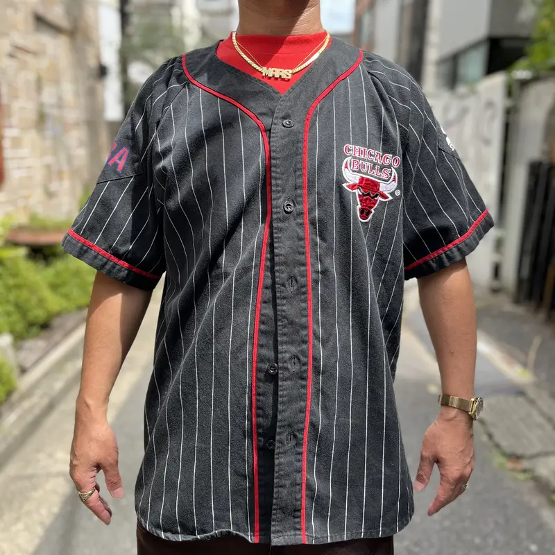 STARTER NBA BULLS/スターター シカゴブルズ ベースボールシャツ 90