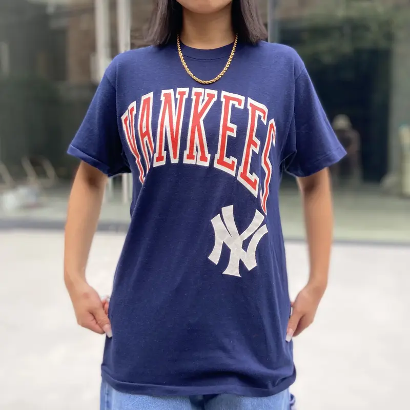 MLB YANKEES/ニューヨーク ヤンキース Tシャツ 90年前後 Made In USA...
