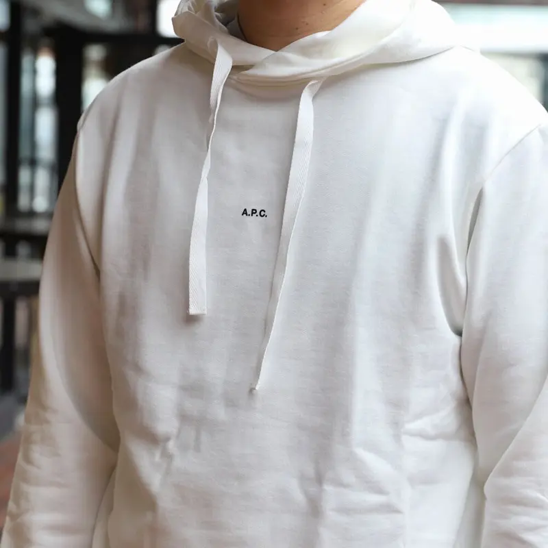 APC パーカー ユニセックス マイクロ ロゴ パーカー Larry フーディー