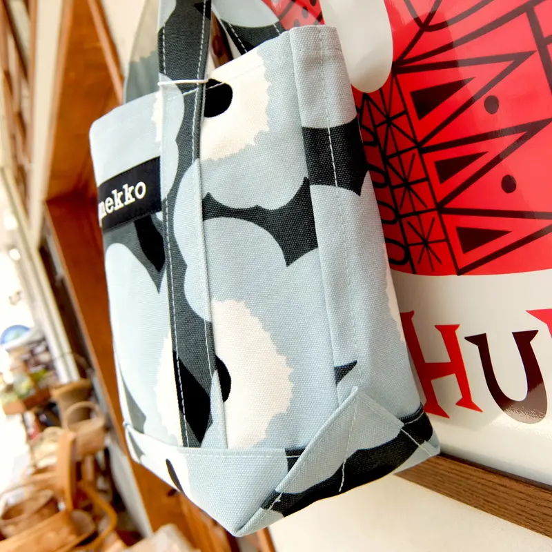 マリメッコ marimekko ＜Pieni Unikko＞トートバッグ（ダークグリーン