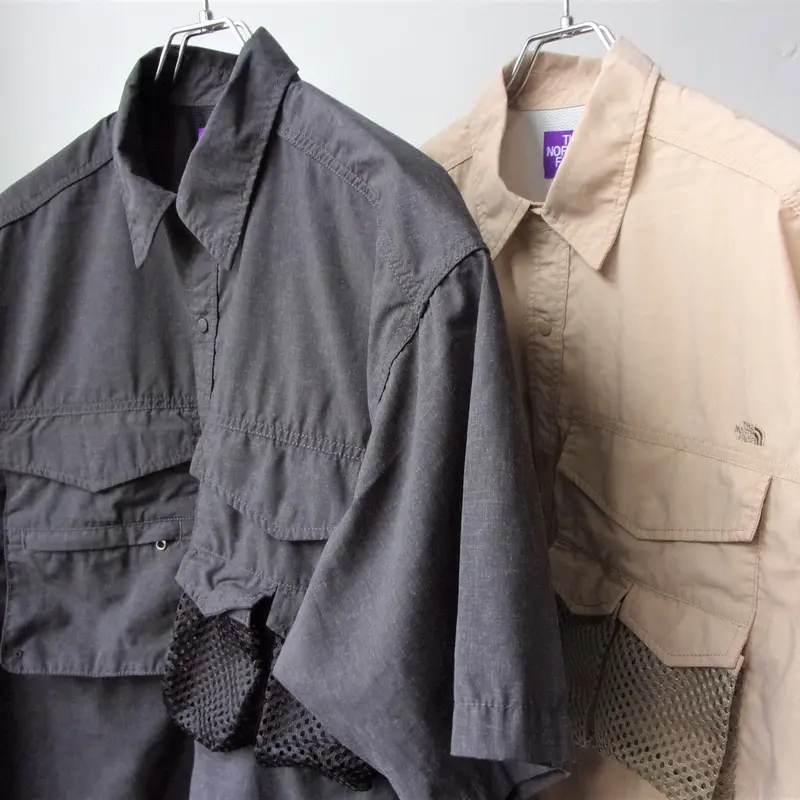 THE NORTH FACE PURPLE LABEL Polyester Linen Fie...