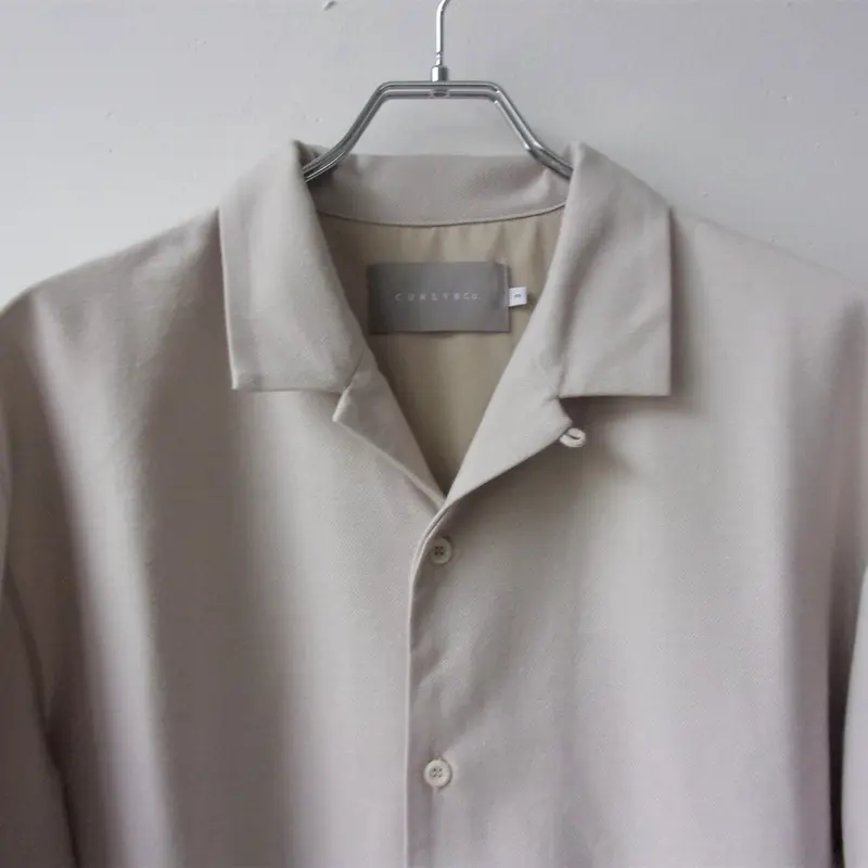 CURLY&Co. CURLY (カーリー) LINEN BLENDED S/S SHIRT